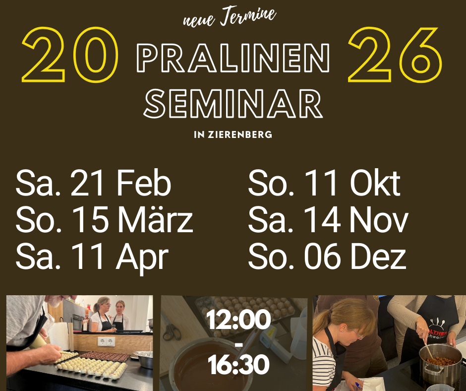 Pralinenseminare 2026 | Hessenpraline